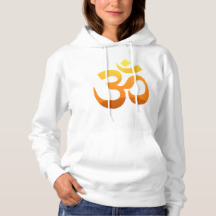 Sudadera Personalizado Yoga Om Mantra Gold Sun Símbolo muje