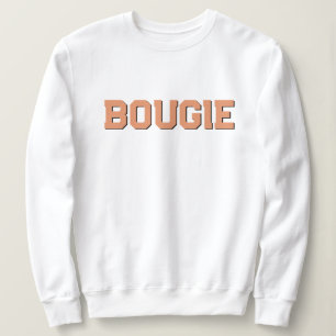 Sudadera Personalizar al Naranja de Retro 70 BOUGIE