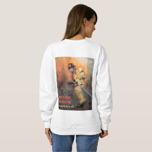 Sudadera ¡personalizar con el número de su bombero!