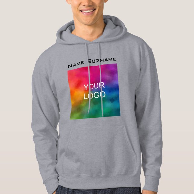 Sudadera Personalizar del logotipo comercial de diseño fron (Anverso)
