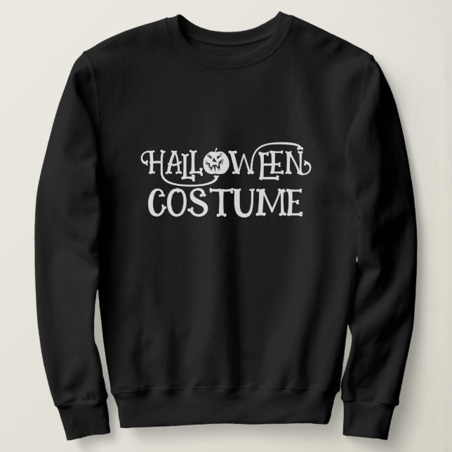 Sudadera Personalizar HALLOWEEN COSTUME para mujeres broma  (Anverso del diseño)
