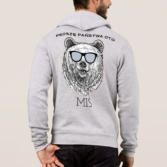 Sudadera Personalizar PROSZĘ PAŃSTWA OTO MIY Polonia Funny  (Reverso)