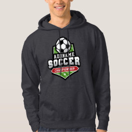 Sudadera Personalizar Soccer ADD TEXTO Varisity Team Player