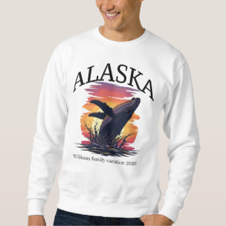 Sudadera Personalized Alaska family vacation