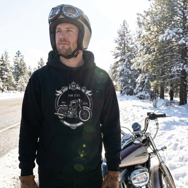 Sudadera Personalized Biker Christmas Winter Hoodie (Subido por el creador)
