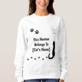 Sudadera Personalized Cat Lover Sweatshirt