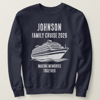Sudadera Personalized Editable Text Cruise Holiday Merch