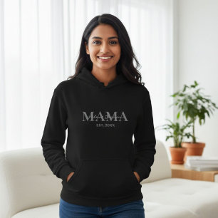 Sudadera Personalized Mama Hoodie with Name and Year