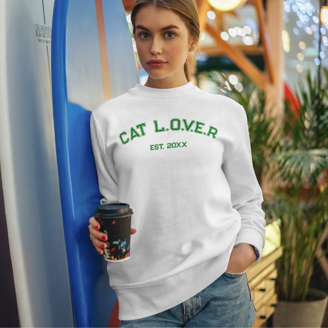 Sudadera Personalized Minimalist Stylish Cute Pet Cat Lover (Subido por el creador)