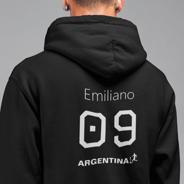 Sudadera Personalized Monochromatic Argentinian Athlete  (Subido por el creador)