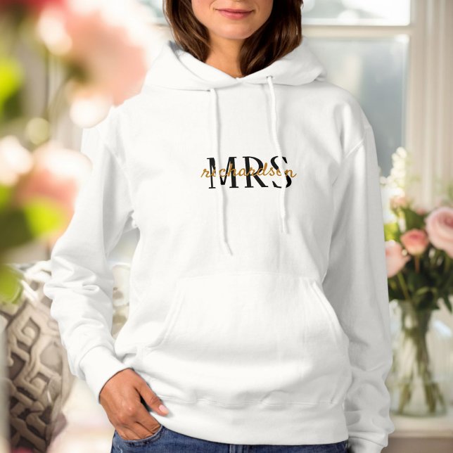 Sudadera Personalized Mr&Mrs family name hoodie (Subido por el creador)