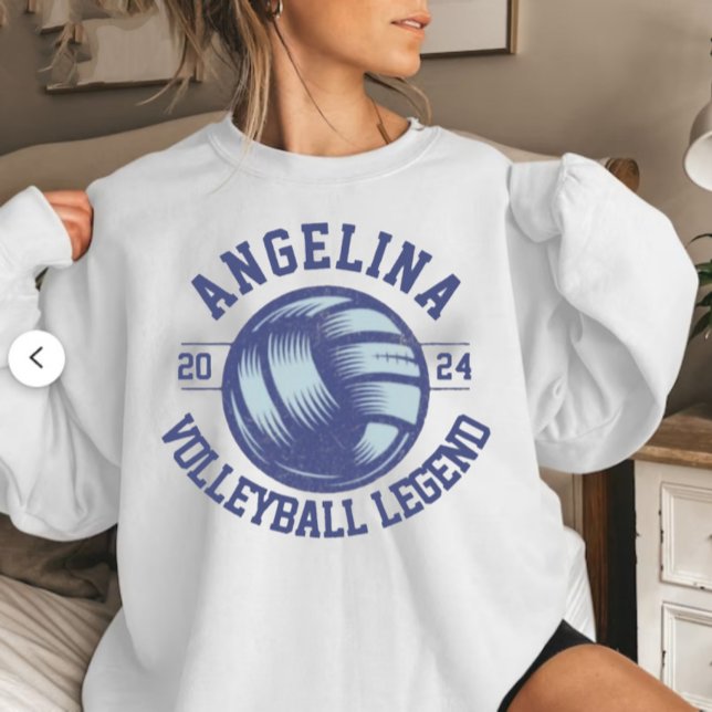 Sudadera Personalized name gift for volleyball players (Subido por el creador)