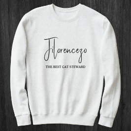 Sudadera Personalized Pet Lover Name Stylish Quote Cat Mom