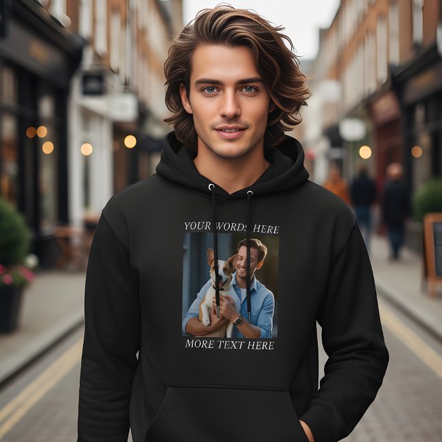 Sudadera Personalized Photo & Message (Subido por el creador)