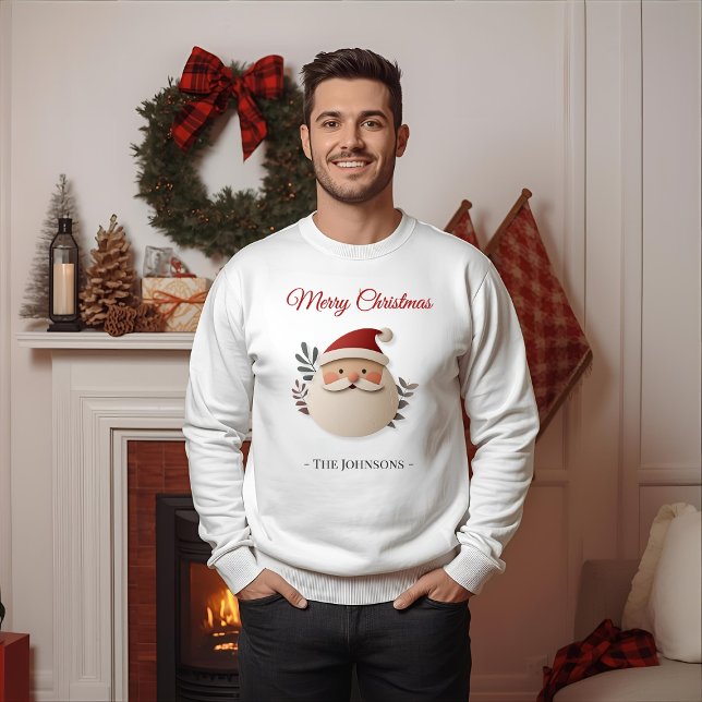 Sudadera Personalized Santa Christmas Sweatshirt for Men (Subido por el creador)