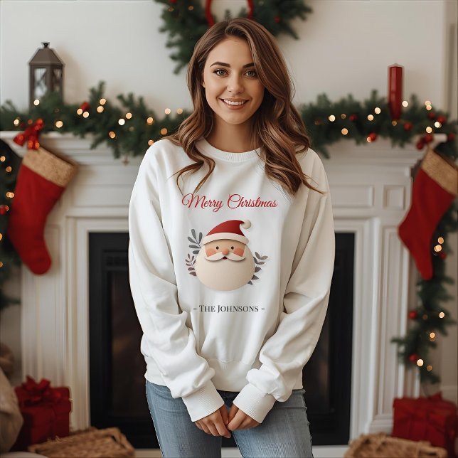 Sudadera Personalized Santa Christmas Sweatshirt for Women (Subido por el creador)