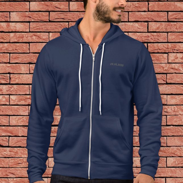 Sudadera personalized sweatshirt with date casual  (Subido por el creador)