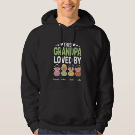 Sudadera Personalized This Grandpa Loved By – Custom Kids 