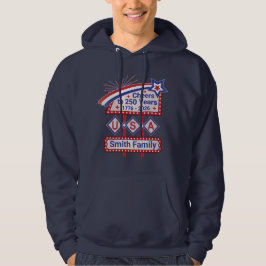 Sudadera Personalized USA 250–Patriotic Retro Marquee