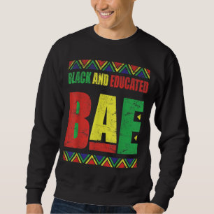 Sudadera Personas del mes de historia negra educada y negra