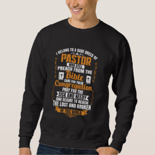 Sudadera Pertenezco A Una Rara Rara De Predicación Pastora