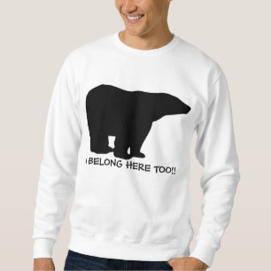 SUDADERA PERTENEZCO AQUÍ OSO DEMASIADO POLAR