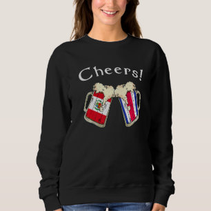 Sudadera Perú Costa Rica Bandera Aclamaciones Cerveza Creci