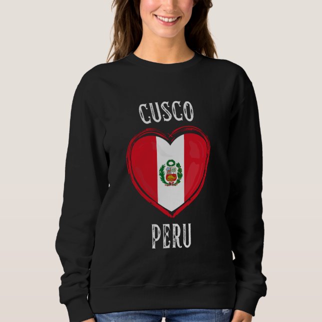 Sudadera Perú: La ciudad de Cusco (Anverso)