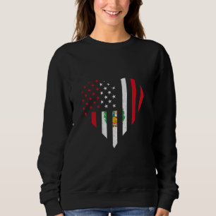 Sudadera Perú USA Corazón Bandera Peruana Orgullo Peruano P