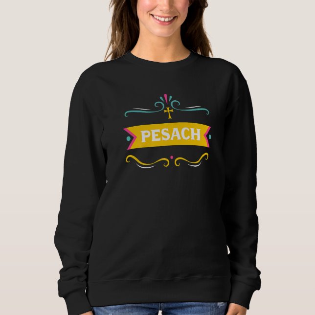 Sudadera Pesach Passover Seder Hebreo Feriado Judío Je (Anverso)