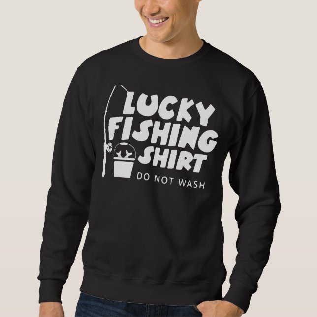 Sudadera Pesca afortunada no lavar 2 (Anverso)