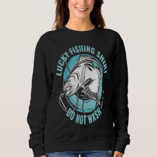Sudadera Pesca Afortunada para Cazador de Peces y Pescador
