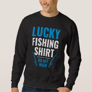Sudadera Pesca Afortunada para Cazador de Peces y Pescador