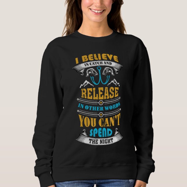 Sudadera Pesca Capturando Pescado (Anverso)