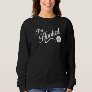 Sudadera Pesca Con Molestias Vintage Enganchada