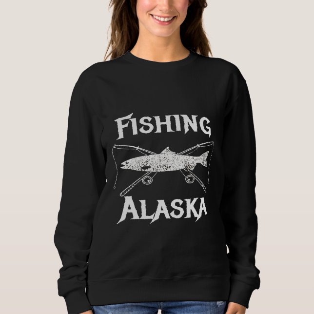 Sudadera Pesca de Alaska Salmon (Anverso)