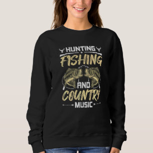 Sudadera Pesca De Caza Y Pesca Con Mosca De Música De País