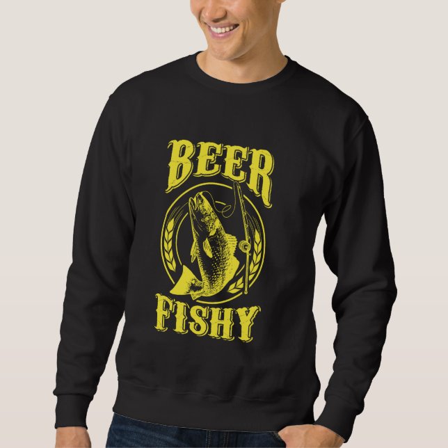 Sudadera Pesca de Cerveza Fishy Pesca divertida (Anverso)