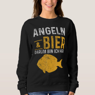 Sudadera Pesca de Cerveza Pescado Pescador Cañón