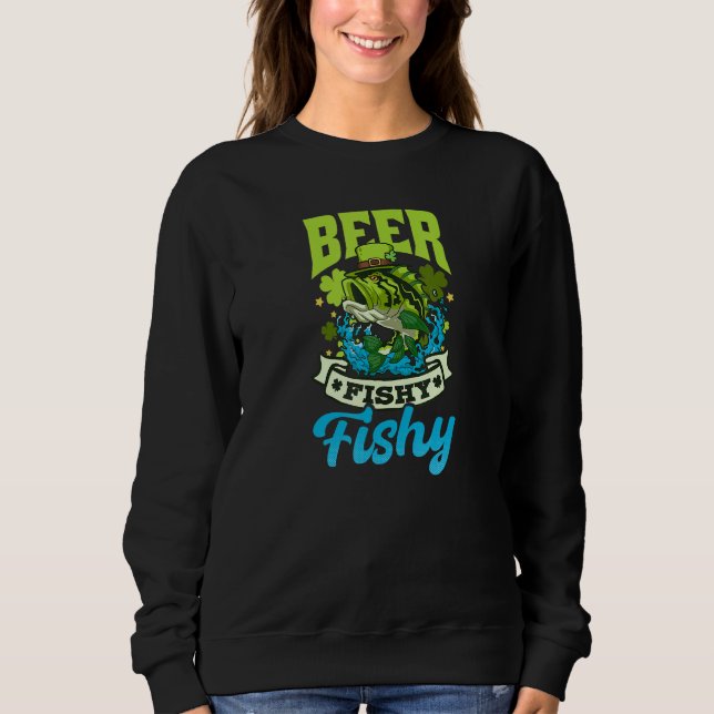 Sudadera Pesca de Cerveza Pescado St Patricks (Anverso)