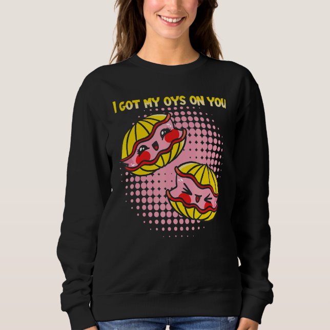 Sudadera Pesca de concha de pescado Aceite de ostras 3 (Anverso)
