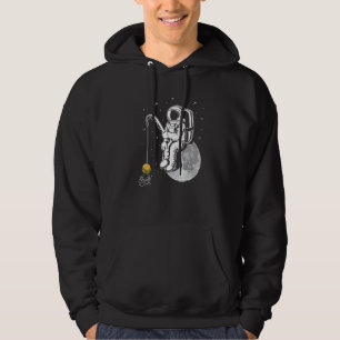 Sudadera Pesca de hamburguesas Pesca Astronauta Planetas Ch