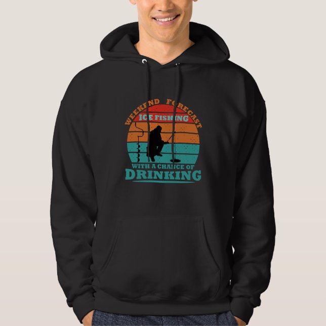 Sudadera Pesca de hielo divertida (Anverso)