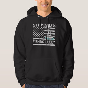 Sudadera Pesca de la bandera norteamericana de hombres Step