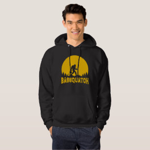 Sudadera Pesca de la luna completa de Bassquatch Bigfoot Sa