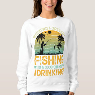 Sudadera Pesca de previsión de fin de semana con una buena