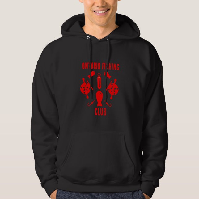 Sudadera Pesca de salmón Canadá (Anverso)