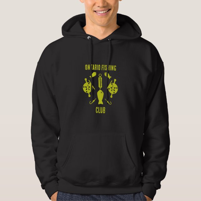 Sudadera Pesca de salmón canadiense (Anverso)