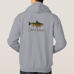 Sudadera Pesca de truchas de captura y liberación