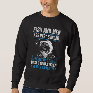 Sudadera Pesca Divertida De Fisher Muy Similar A La Más Alt